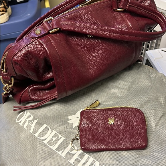 BLACK SOLD. BURGANDY AVAILABLE WITH COUN PURSE ONLY - Picture 2 of 13